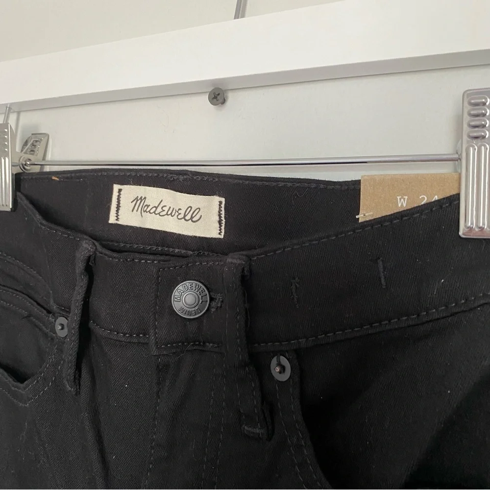 Bnwt Madewell High Rise Black 9” Skinny Jeans Sz 24 - Picture 6 of 9